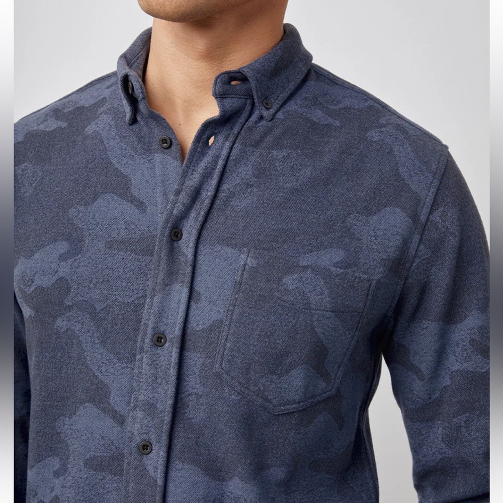 Rails NWOT Berkeley Shirt in Indigo Camo Size XL